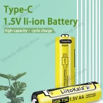 ⁦بطارية ليثيوم  - Liitokala USB-T36 1.5V AA⁩ - الصورة ⁦4⁩