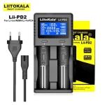 ⁦شاحن بطاريات ثنائي - LiitoKala Lii-PD2 LCD⁩ - الصورة ⁦2⁩
