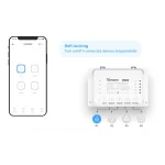 مفتاح تحكم ذكي 4 قنوات - Sonoff Wi-Fi 4CH Pro R3