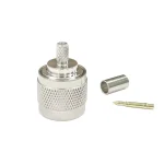 جكة ذكر - N-Type Connector N-J-4 Straight Crimp Male