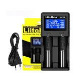 ⁦شاحن بطاريات ثنائي - LiitoKala Lii-PD2 LCD⁩ - الصورة ⁦3⁩