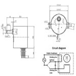 ⁦220V AC 10W Gear Motor 50KTYZ⁩ - الصورة ⁦9⁩