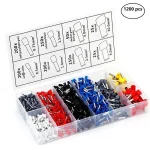⁦1200pcs/box Terminal Set Insulated Bushing Junction Box علبة كوس⁩ - الصورة ⁦5⁩