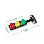 ⁦موديول إشارة مرور  – LED Traffic 5V⁩ - الصورة ⁦2⁩