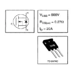 ⁦IRFP460 - MOSFET⁩ - الصورة ⁦2⁩