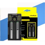 شاحن بطاريات ثنائي – LiitoKala Lii-202 LED