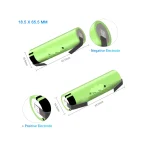⁦بطارية ليثيوم 18650 - 3C 3000mAh⁩ - الصورة ⁦2⁩