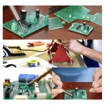 ⁦لوحة فيبر مثقب 9×15 cm لون خضراء - PCB Prototype Board⁩ - الصورة ⁦2⁩