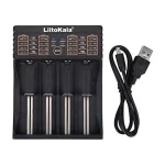 ⁦شاحن بطاريات 4 خلايا - LiitoKala Lii-402 LED⁩ - الصورة ⁦2⁩