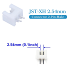 موصل أنثى – XH 2.54mm 2Pin