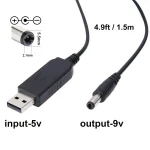 ⁦كابل رفع جهد - USB to DC 5V to 9V⁩ - الصورة ⁦2⁩