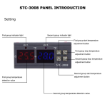 ⁦متحكم حرارة - STC-3008 12V⁩ - الصورة ⁦2⁩