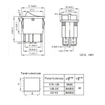 ⁦سويتش مزدوج - Rocker Switch⁩ - الصورة ⁦3⁩