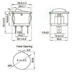 ⁦مفتاح كهربائي - Boat switch KCD1⁩ - الصورة ⁦5⁩