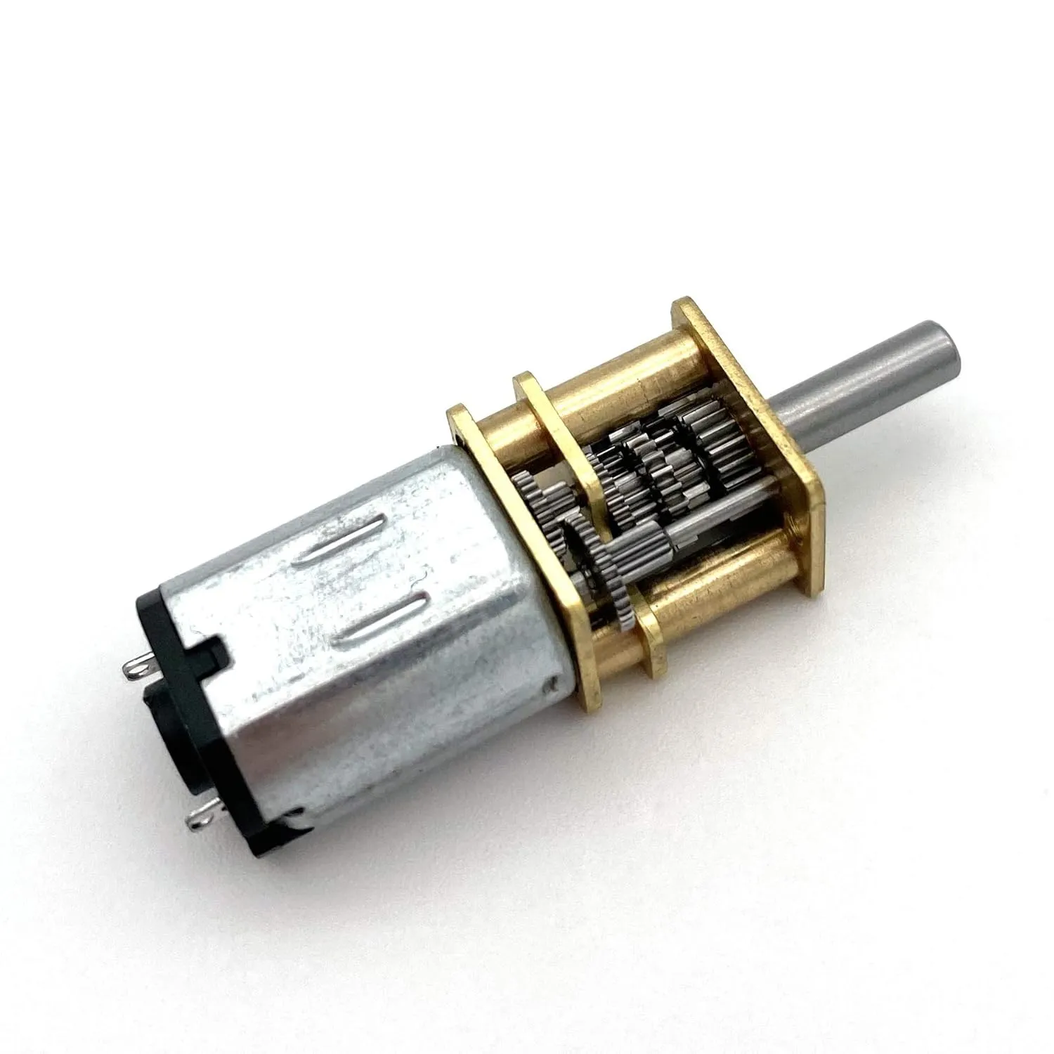 7103glG8eBL._SL1500_.webp محرك تيار مستمر ذو تروس معدنية - DC Motor with Metal Gearbox - الصورة 1