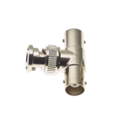 ⁦جكة BNC Plug To 2x Sockets Tee Adaptor - 50 Ohm - RF⁩ - الصورة ⁦4⁩