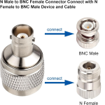⁦جكة - N/BNC-JK RF adapter⁩ - الصورة ⁦3⁩