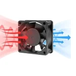مروحة تبريد - Cooling fan 12V DC
