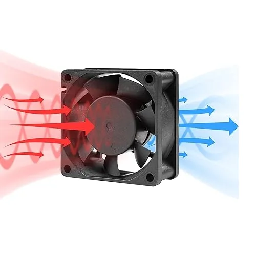 71ydMcIZZCL._AC_SX466_.webp مروحة تبريد - Cooling fan 12V DC - الصورة 1