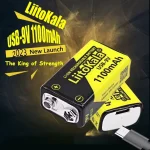 ⁦بطارية ليثيوم - LiitoKala USB Type-C -9V 1100mAh⁩ - الصورة ⁦4⁩