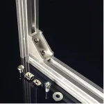 ⁦Aluminum 2020 Corner Bracket fitting⁩ - الصورة ⁦2⁩