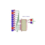 ⁦مضاعف/مفكك إشارة تماثلية - CD4052BM Multiplexer/Demultiplexer Analog⁩ - الصورة ⁦3⁩