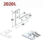 L-type T-type cross connection 2020L