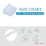⁦موصل ذكر – XH 2.54mm 3Pin⁩ - الصورة ⁦2⁩