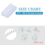 موصل ذكر – XH 2.54mm 6Pin