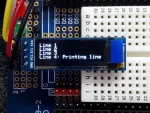 ⁦شاشة أوليد بحجم 0.91 إنش - OLED I2C⁩ - الصورة ⁦2⁩