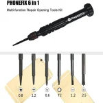 ⁦طقم مفكات براغي دقيقة - PHONEFIX 12 in 1⁩ - الصورة ⁦2⁩