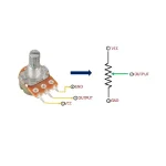 ⁦مقاومة متغيرة - Potentiometer 100K⁩ - الصورة ⁦3⁩