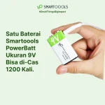 ⁦بطارية ليثيوم - Smartoools PowerBatt 9V⁩ - الصورة ⁦5⁩