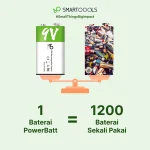 ⁦بطارية ليثيوم - Smartoools PowerBatt 9V⁩ - الصورة ⁦4⁩