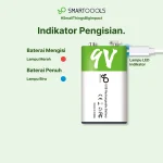 ⁦بطارية ليثيوم - Smartoools PowerBatt 9V⁩ - الصورة ⁦2⁩