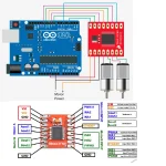 ⁦دارة قيادة - TB6612FNG DC Motor Driver⁩ - الصورة ⁦2⁩