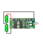 ⁦دارة شحن وموازنة - BMS 2S 20A 8.4V⁩ - الصورة ⁦5⁩