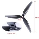 ⁦7040 7 Inch 3-Blade Propeller مروحة ثلاث  شفرات 7  انش⁩ - الصورة ⁦3⁩