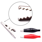 ⁦زوج مشابك تمساح - Alligator Clips⁩ - الصورة ⁦2⁩