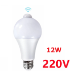 220V PIR Motion Sensor 12W Lamp