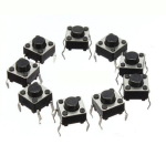 6X6X6mm  Tact Switch كبسة لحظية