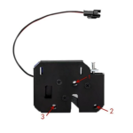 ⁦C 12V electrical Lock latch 12V قفل⁩ - الصورة ⁦4⁩