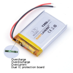 ⁦3.7V 1350mAH polymer Li-ion battery⁩ - الصورة ⁦2⁩