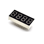 4 bit Common Anode  0.36in. Red سيفن سيغمنت رباعي