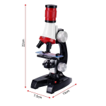 ⁦Microscope, 1200x, 400x, 100x  Children Science مجهر تعليمي⁩ - الصورة ⁦2⁩