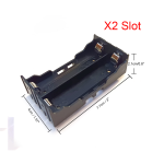 ⁦2 -battery 18650 case حاضنة بطارية3.7 مزدوجة⁩ - الصورة ⁦2⁩
