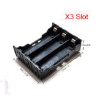 ⁦3 -battery 18650 case حاضنة بطارية3.7 ثلاثية⁩ - الصورة ⁦2⁩