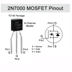 ⁦2n7000 N-CHANEL MOSFET⁩ - الصورة ⁦2⁩
