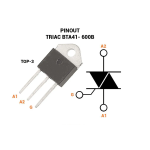 ⁦BTA41600 -Triac⁩ - الصورة ⁦2⁩