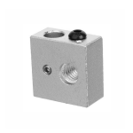 Aluminum Heater Block - MK7 MK8 20x20x10 mm